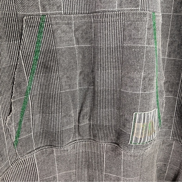 SMARTTHREADS Oversized Oregon Ducks Urban Hoodie. Black/white checked. Size S - Picture 5 of 9